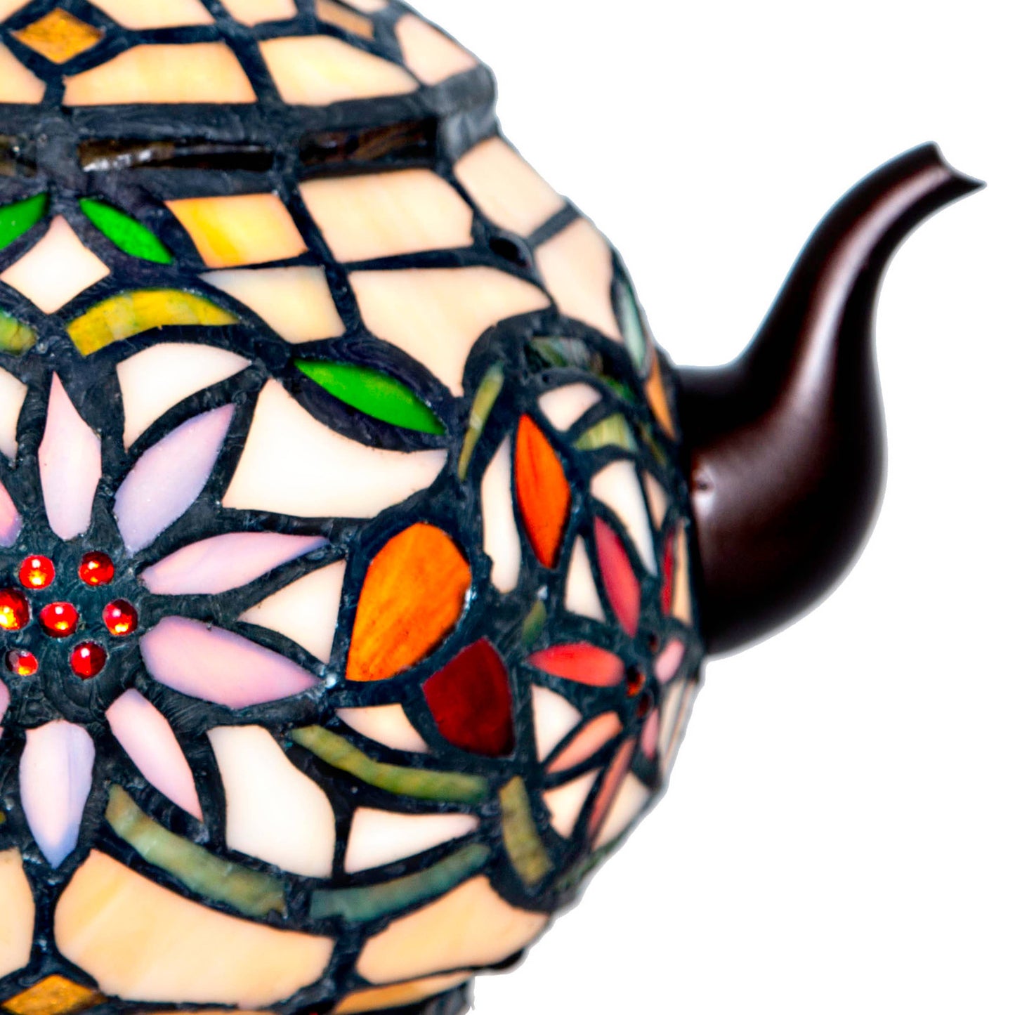 6.5"H Harleigh Yellow Teapot Accent Lamp