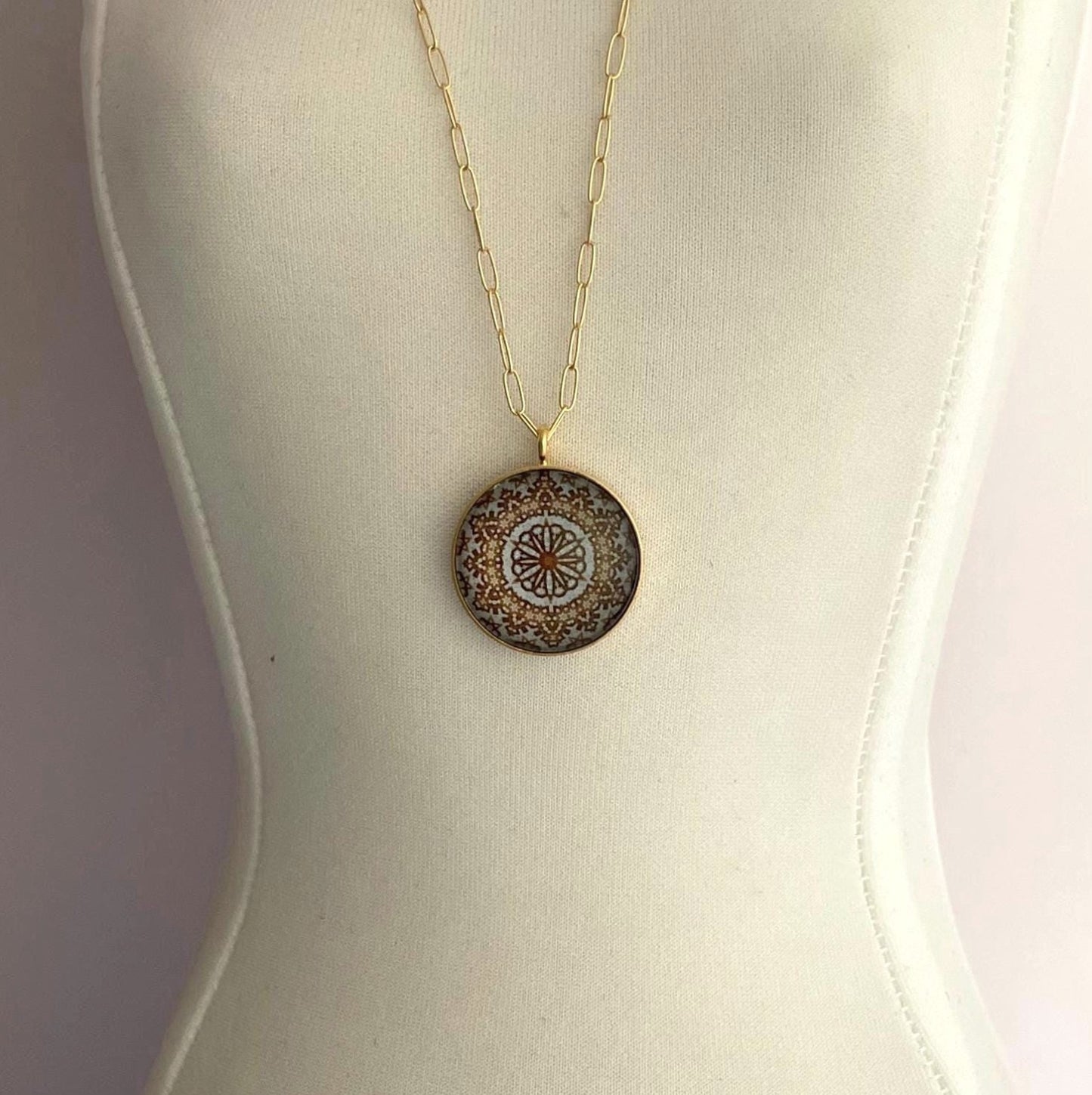 Cultural Center Inspired Pendant