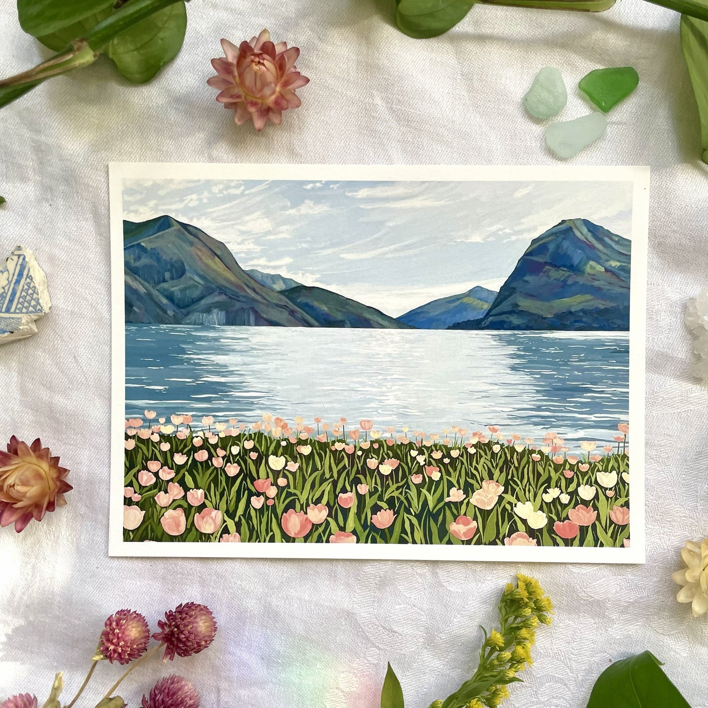 Lago di Lugano Print
