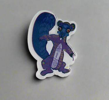 Acrylic Pin (Squirrel)