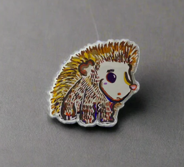 Acrylic Pin (Hedgehog)