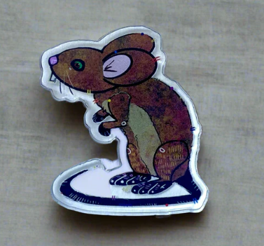 Acrylic Pin (Mouse)