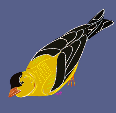 Goldfinch Coaster