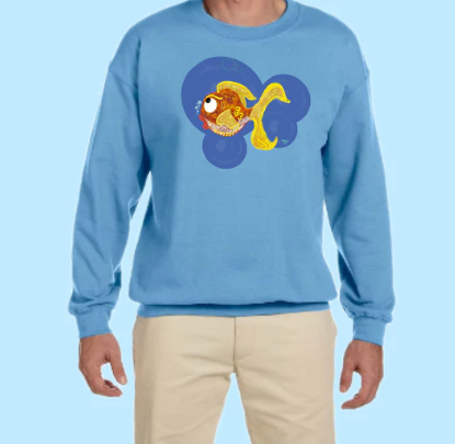 Goldfish Hand Pressed Graphic Sweatshirt