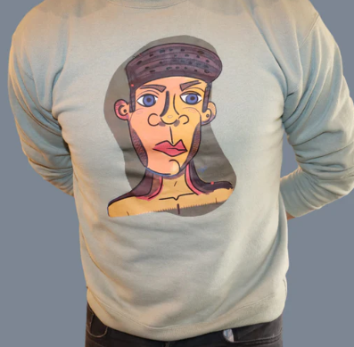 Corriander Hand Pressed Graphic Sweatshirt