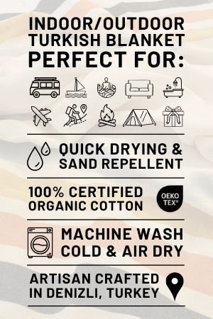 Chicago Flagship Blanket - Natural