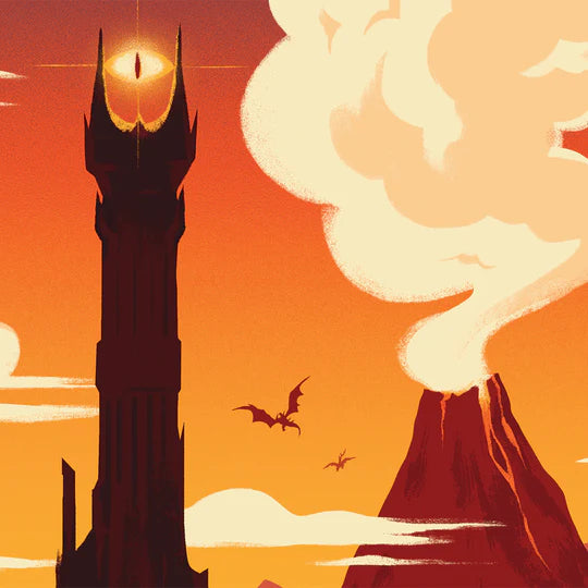 Mordor Travel Poster