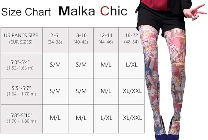 White Floral Patterned Tights