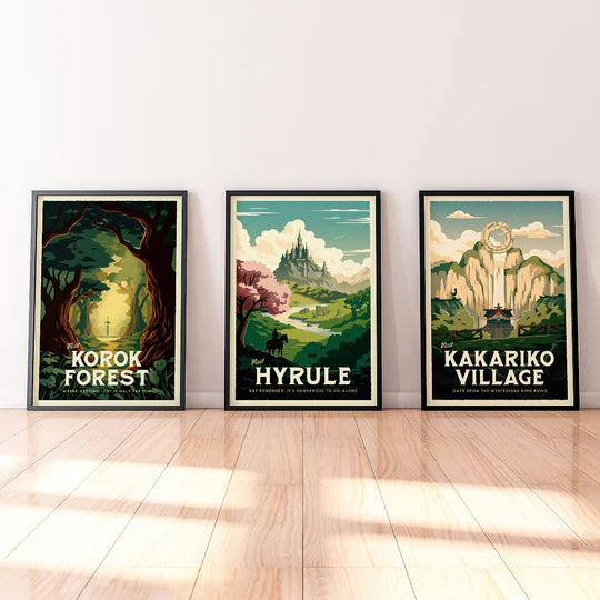 Legend of Zelda Mini Poster Bundle (Set of 3)
