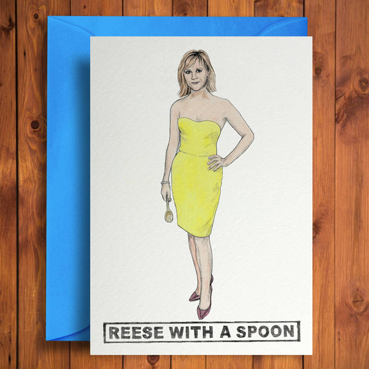 Reese with a spoon