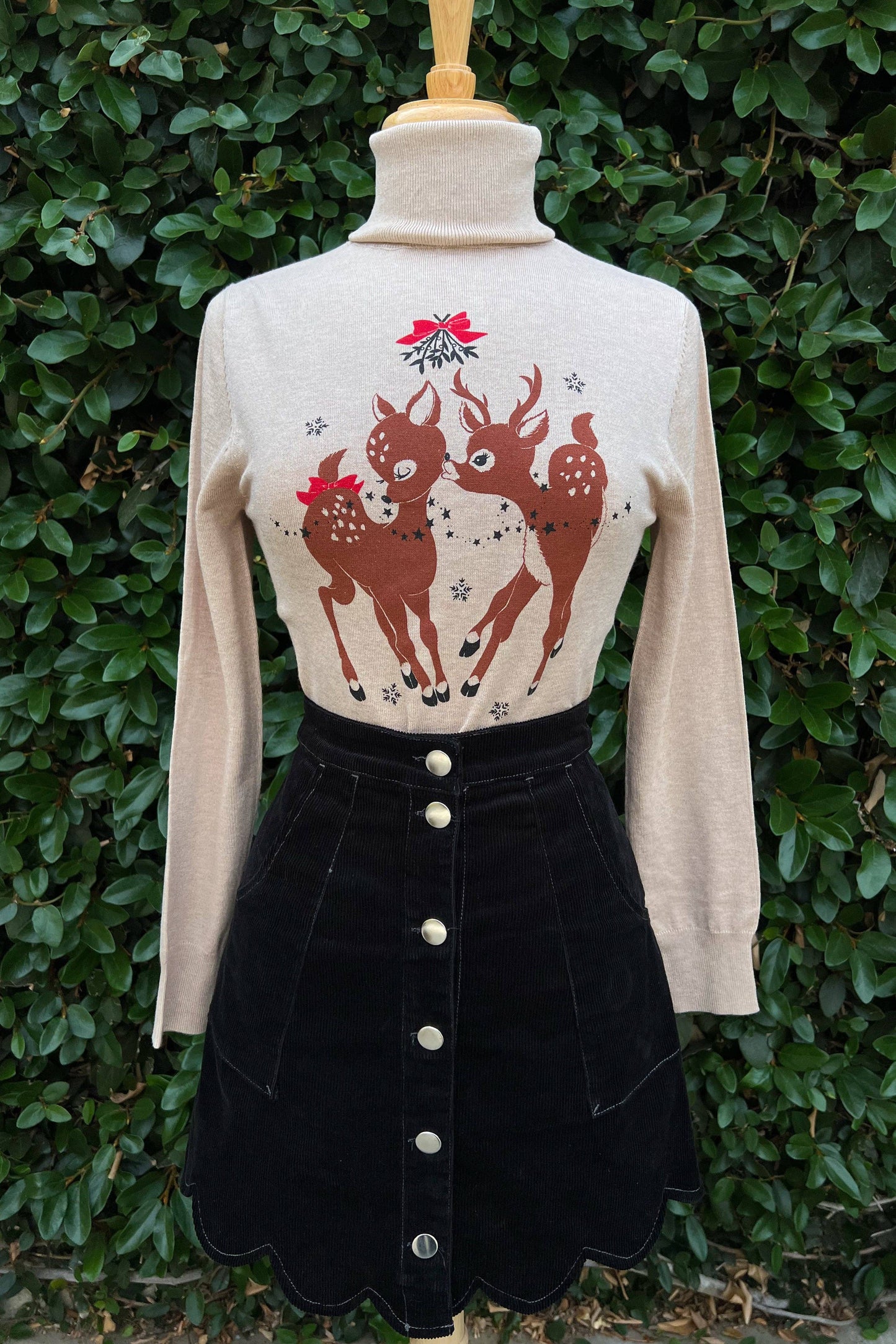 Mistletoe Kisses Turtleneck Sweater