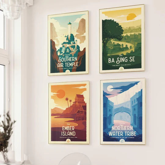 Avatar Retro Mini Poster Bundle (Set of 4)