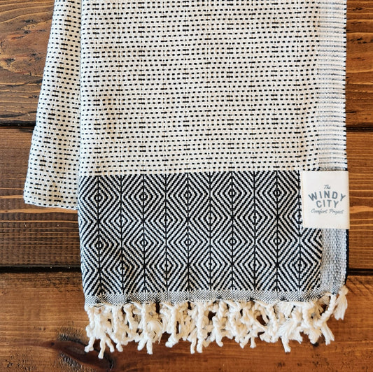 Black Turkish Towel