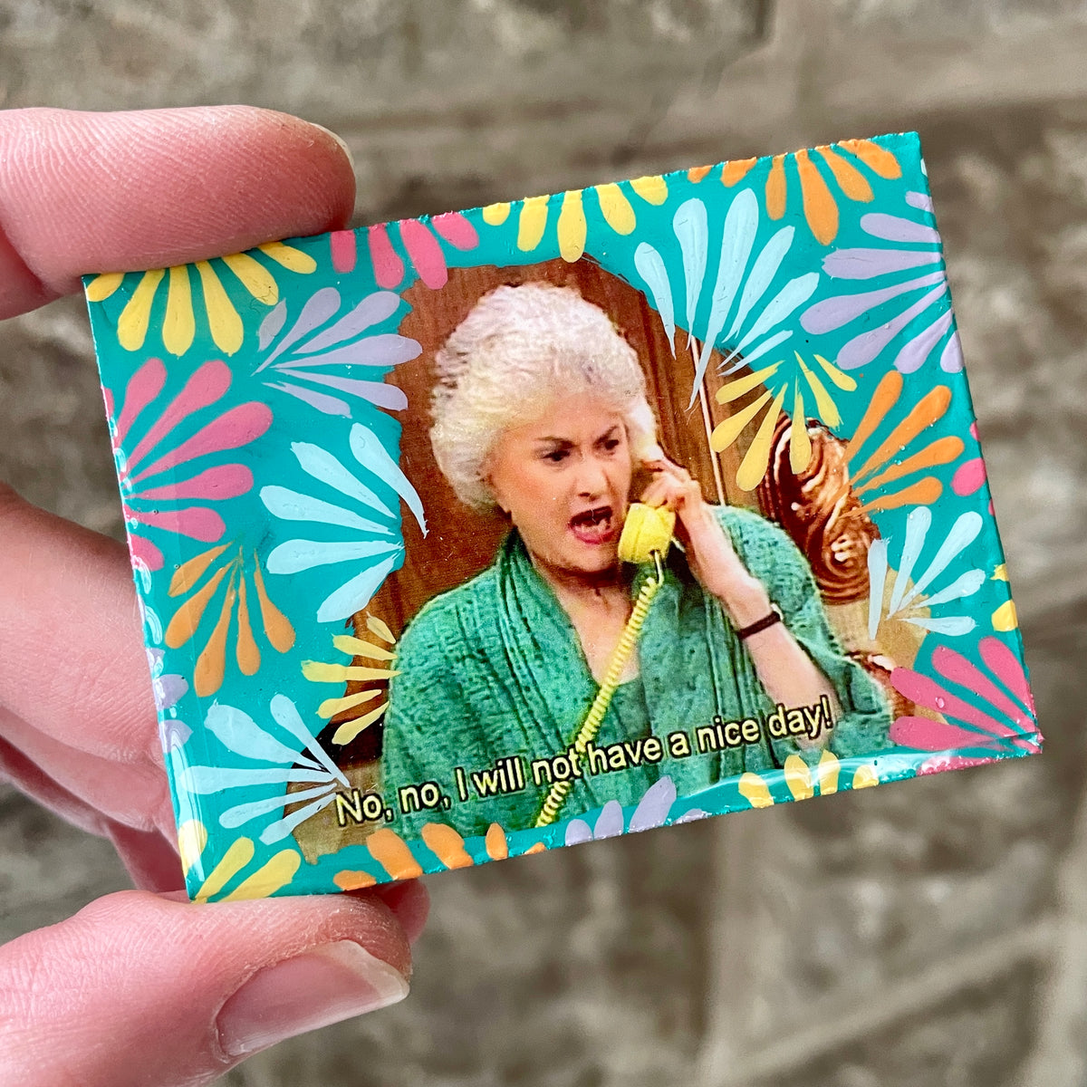 Golden Girls DOROTHY mini-shrine magnet