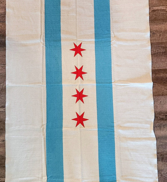 Spring Turkish Blanket - Chicago Flag