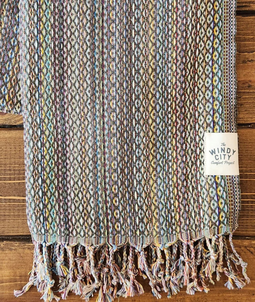 Spring Turkish Blanket - Rainbow Slate