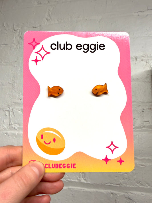 Goldfish Stud Earrings