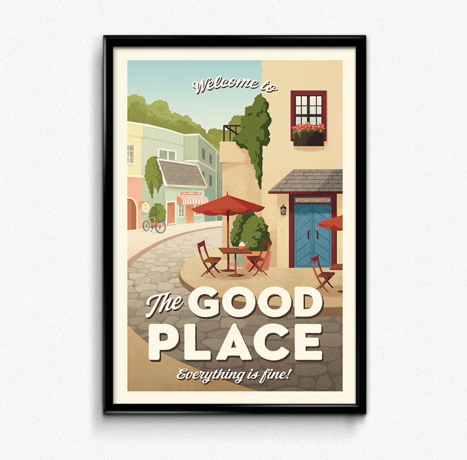Good Place Travel Poster