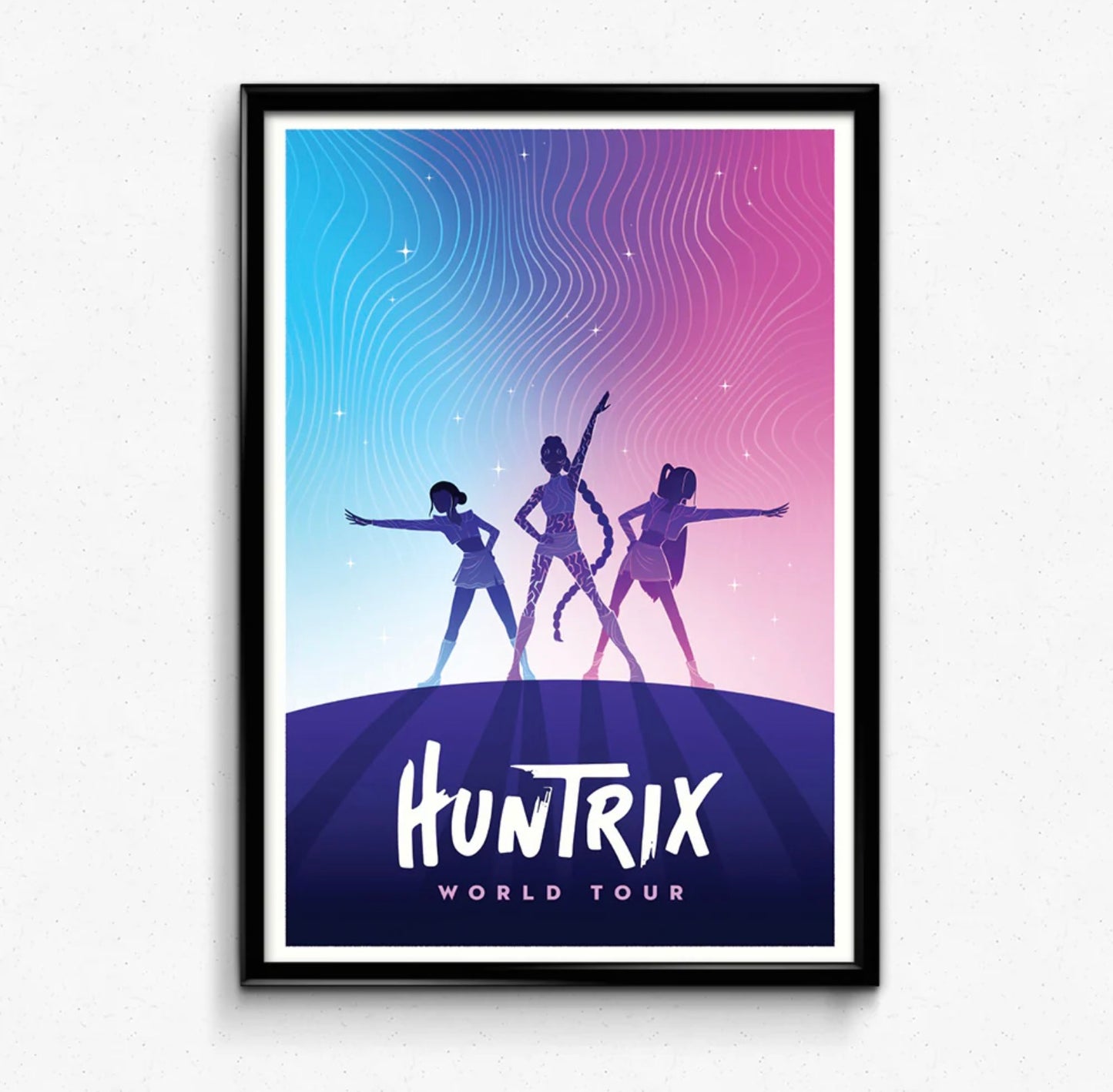 Huntrix Travel Poster