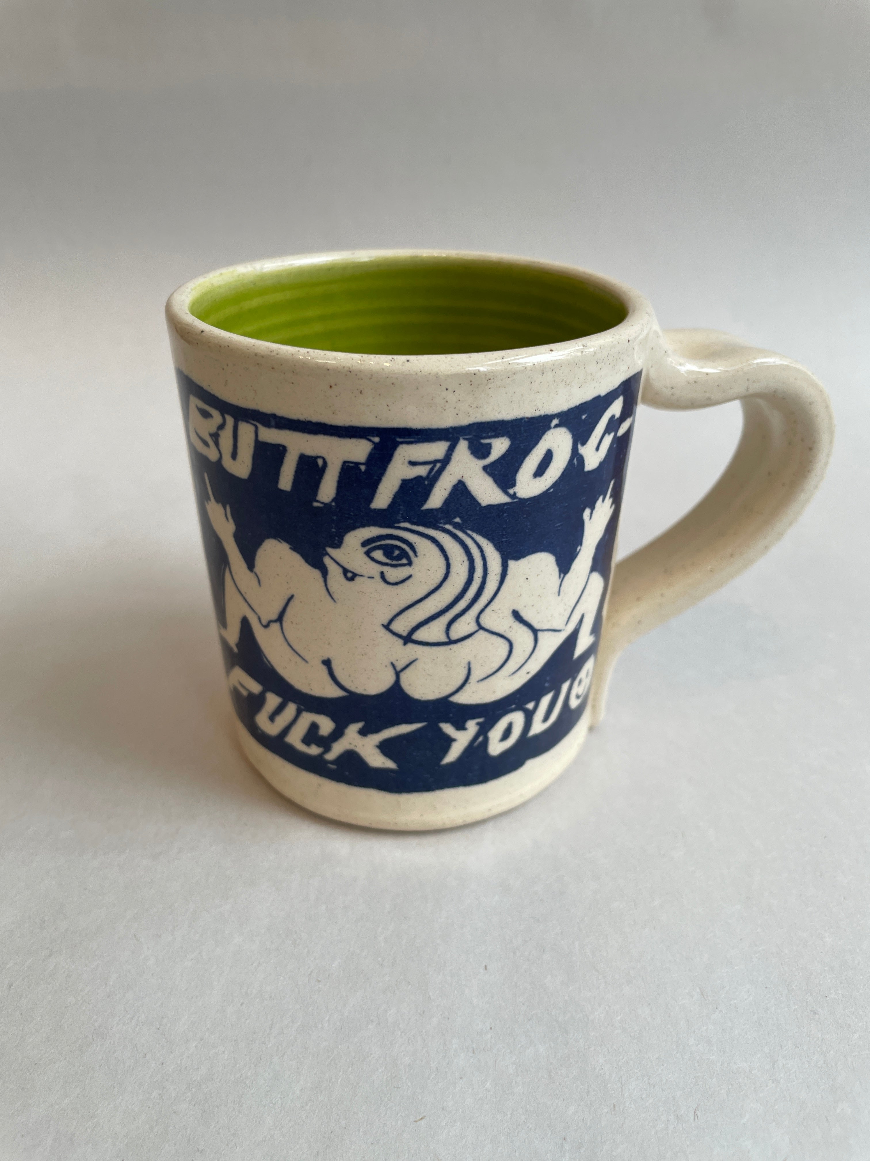 Buttfrog All Good/Buttfrog Fuck You Mug