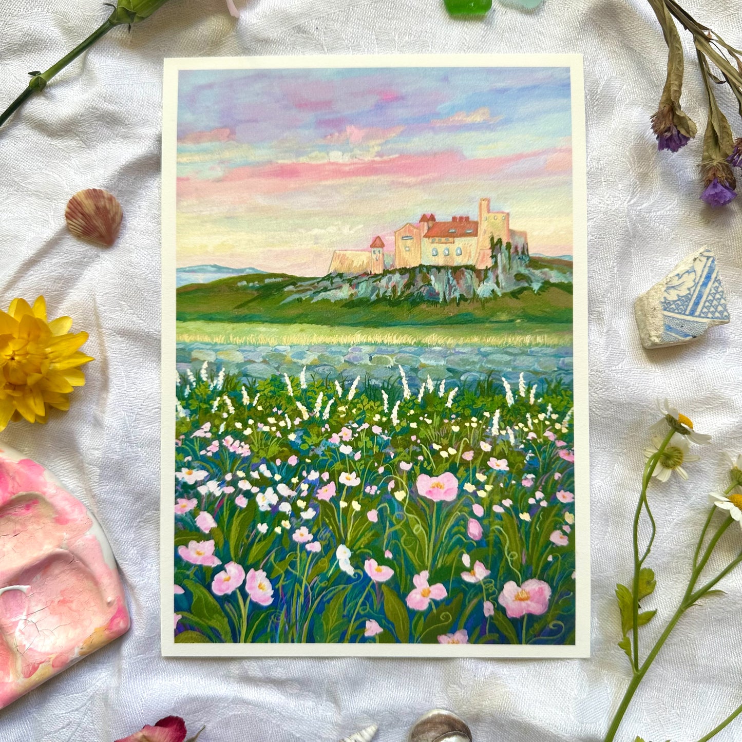 Lindisfarne Castle Print