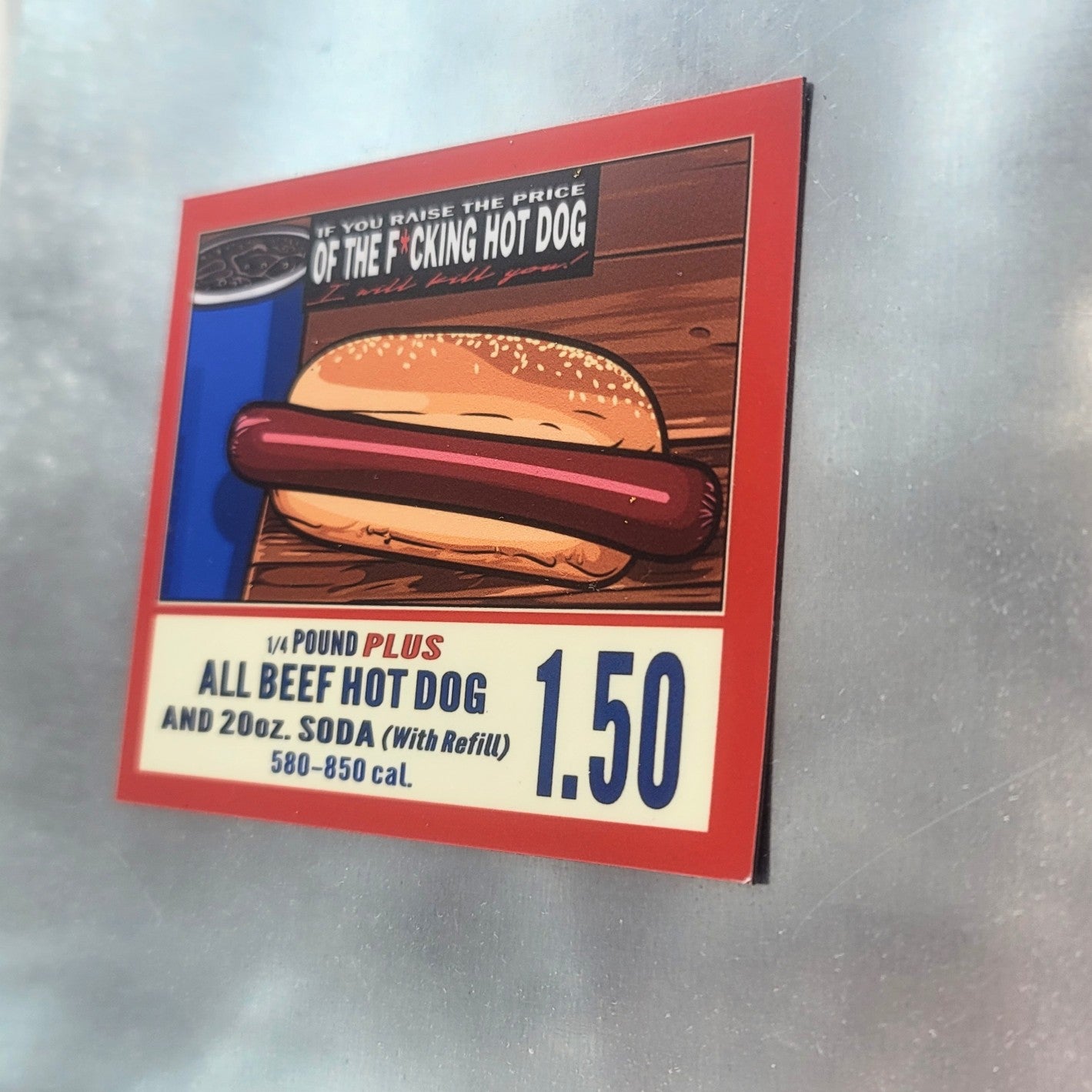 Hot Dog Combo Fridge Magnet