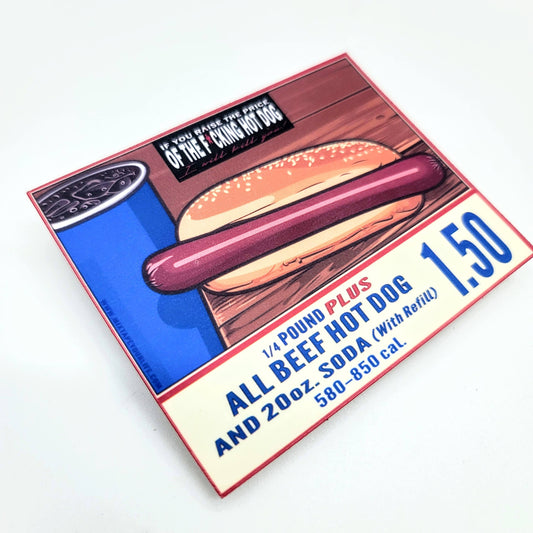 Hot Dog Combo Vinyl Sticker