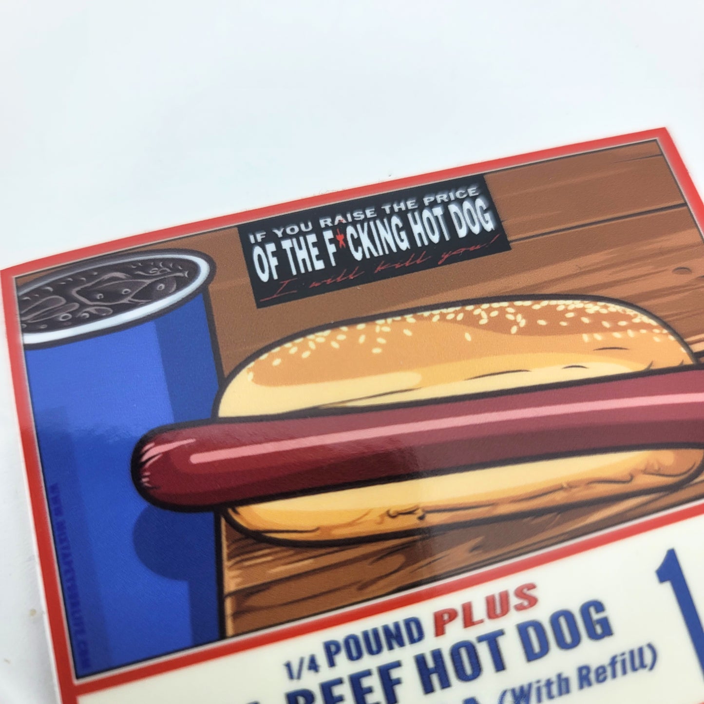 Hot Dog Combo Vinyl Sticker
