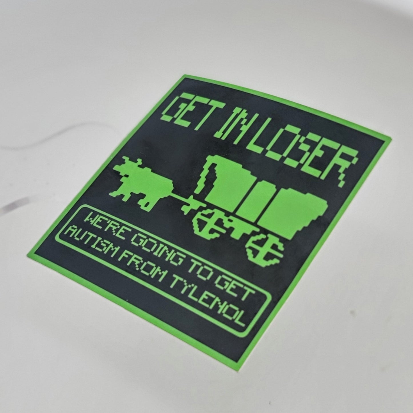 Oregon Trail Meme Vinyl Sticker