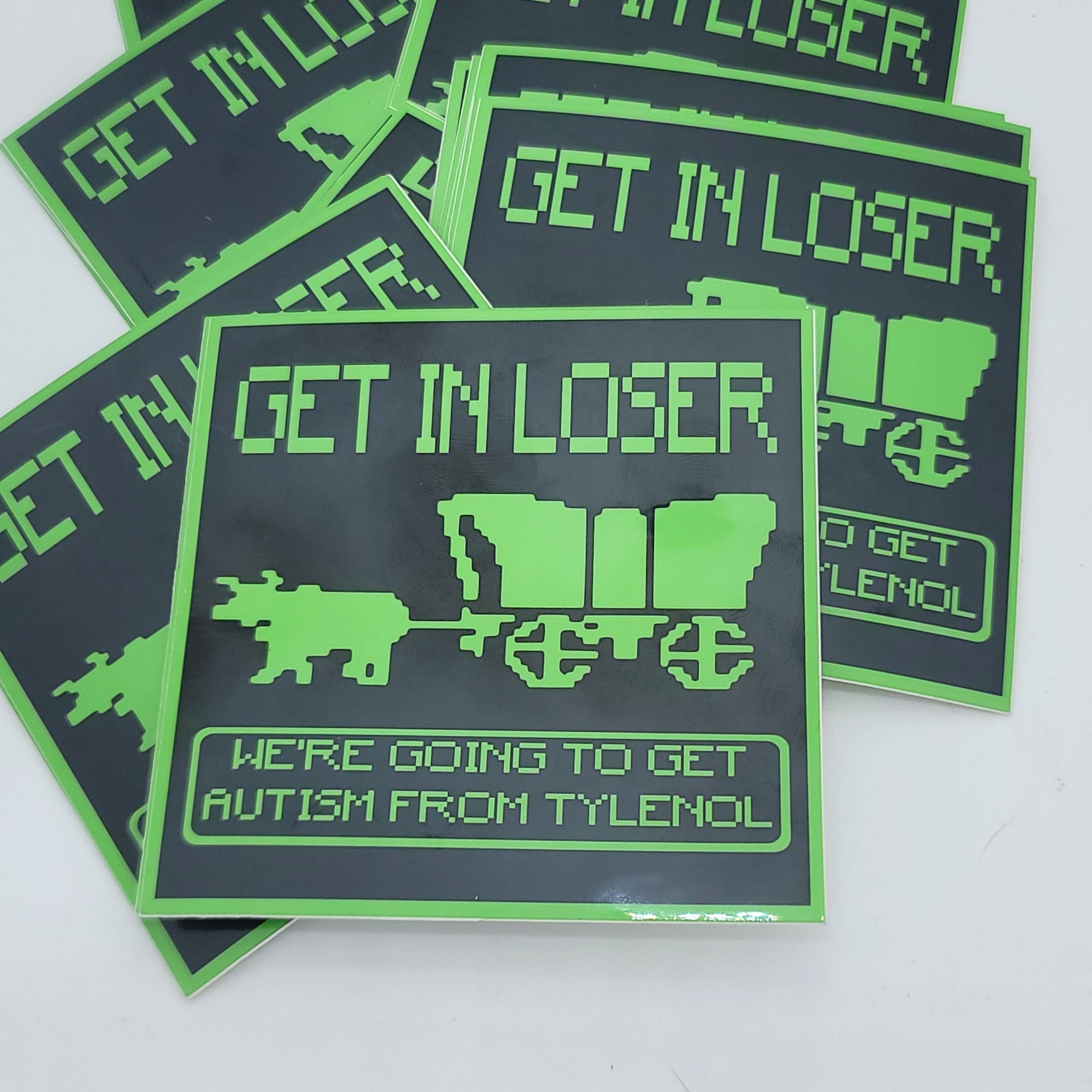 Oregon Trail Meme Vinyl Sticker