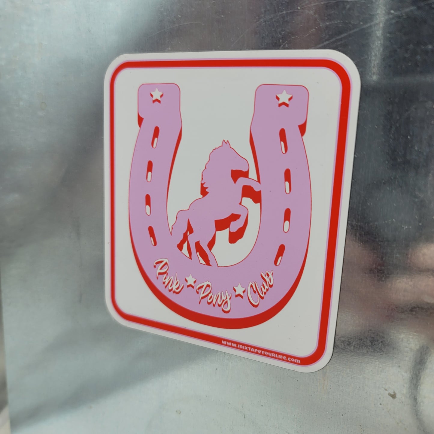 Pink Pony Club Fridge Magnet