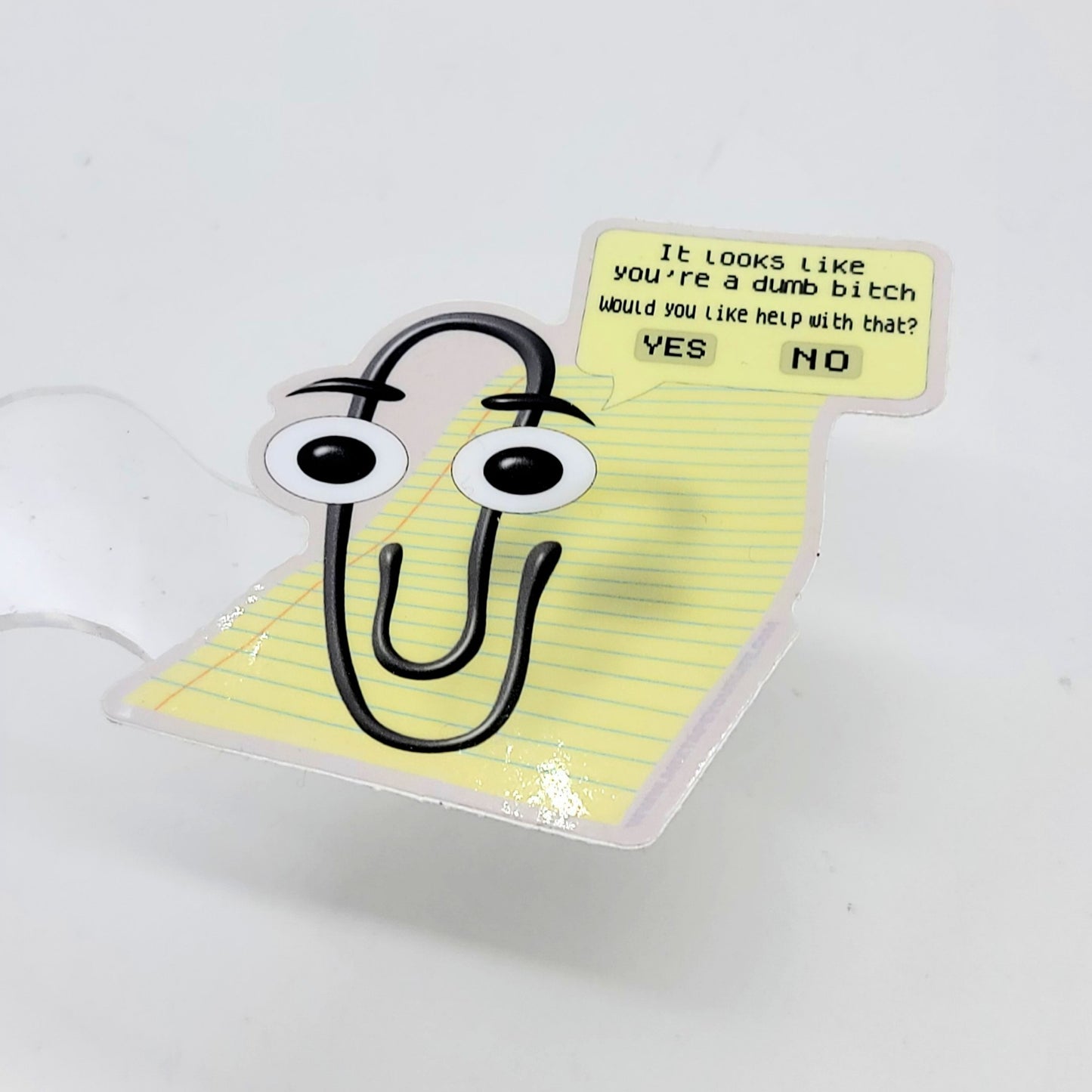 Clippy Vinyl Sticker