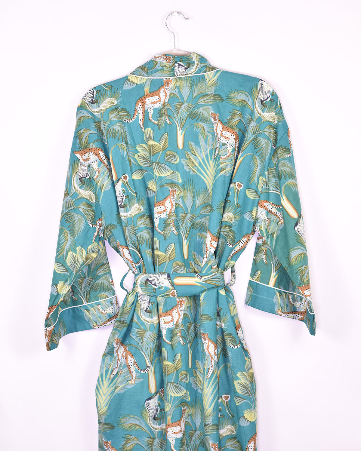 Lightweight Cotton Robe / Kimono - Monkey Forest