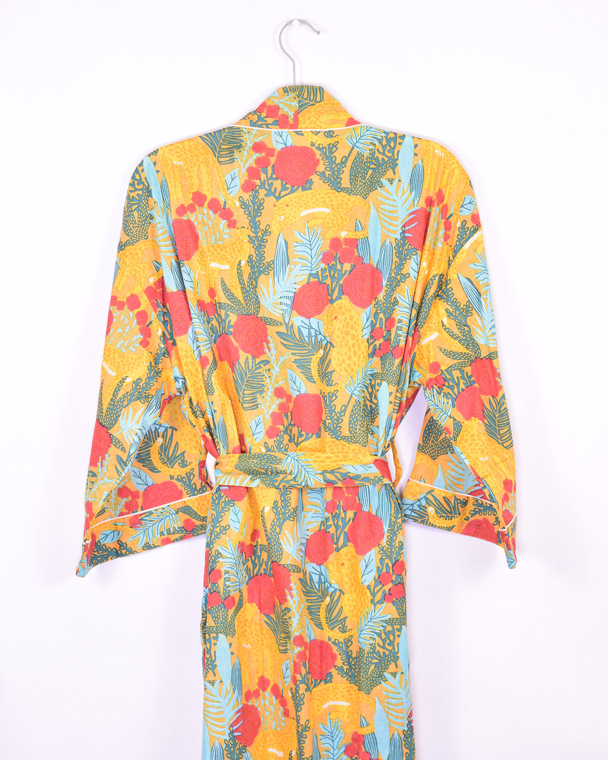 Lightweight Cotton Robe / Kimono - Morning Jungle