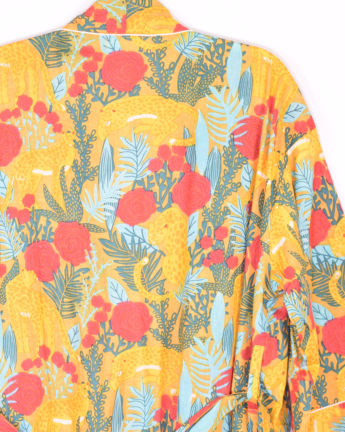 Lightweight Cotton Robe / Kimono - Morning Jungle