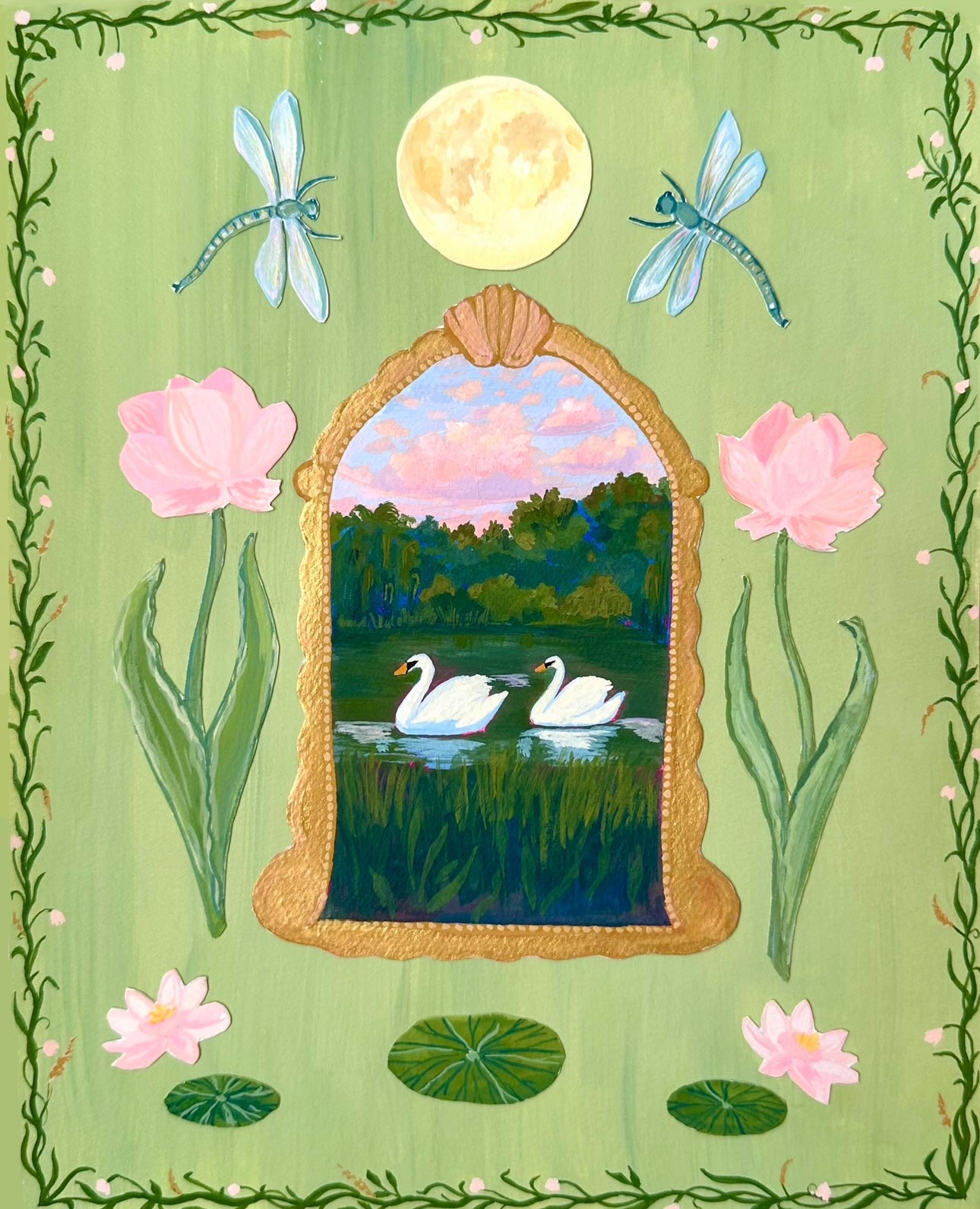 Pink Moon Print