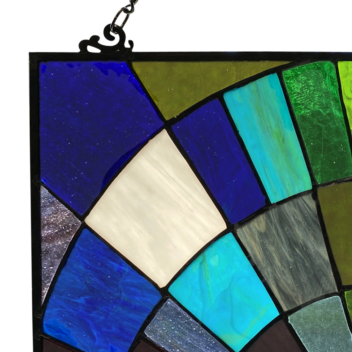 Multicolor Rays of Sunshine Window Panel