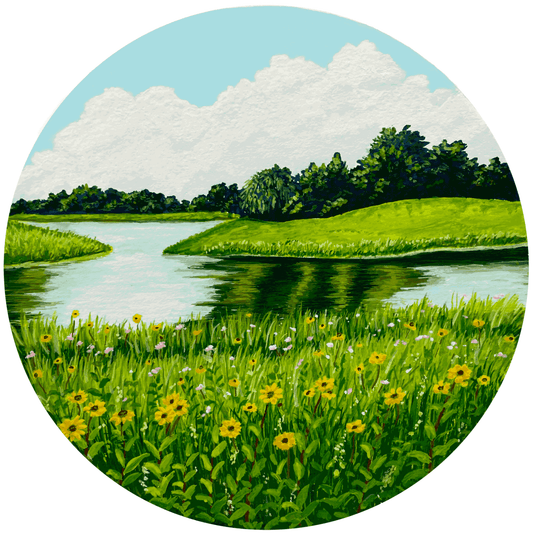 River Reflections Print