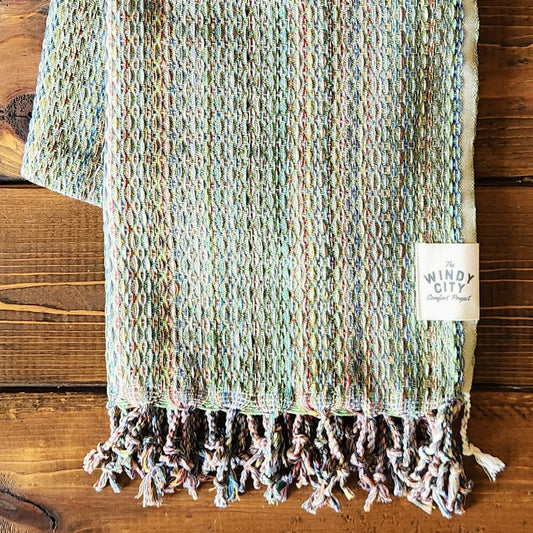 Sage Rainbow Turkish Towel