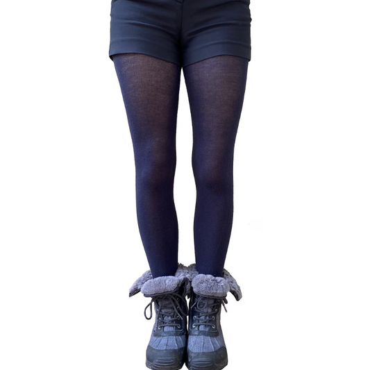 Warm and Super Soft Navy Tights