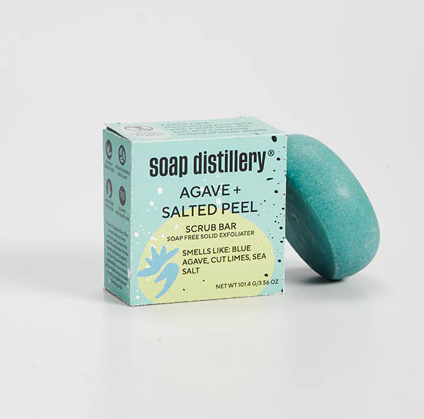 Agave + Salted Peel Body Scrub Bar