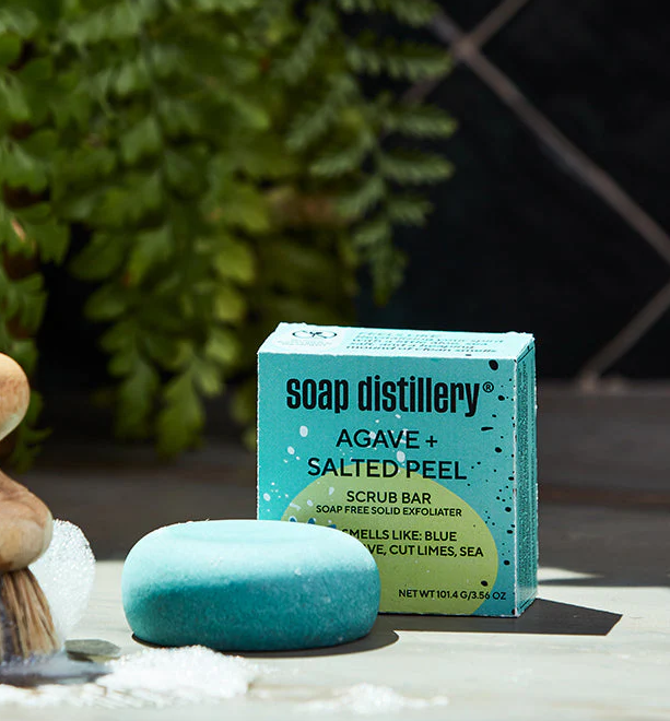 Agave + Salted Peel Body Scrub Bar