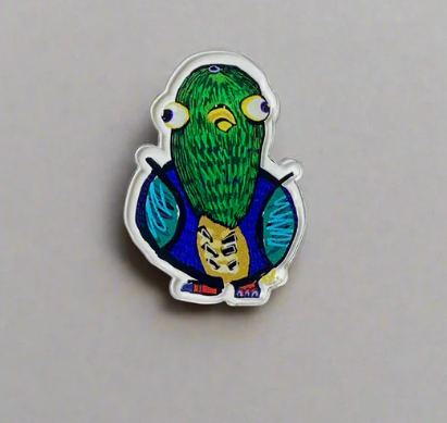 Acrylic Pin (Pigeon)