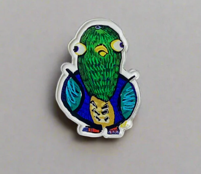 Acrylic Pin (Pigeon)
