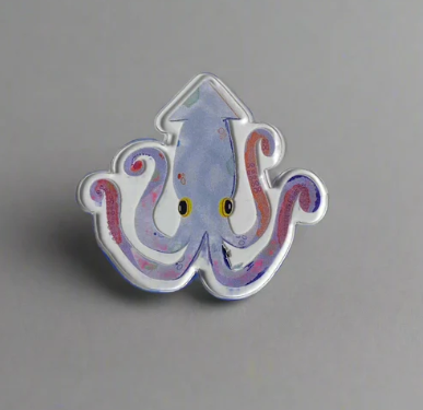 Acrylic Pin (Kraken)