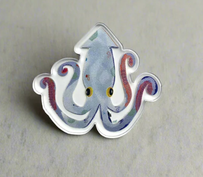 Acrylic Pin (Kraken)