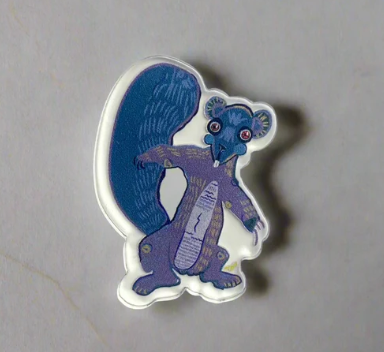 Acrylic Pin (Squirrel)