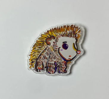 Acrylic Pin (Hedgehog)