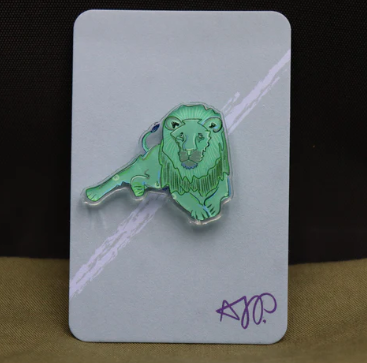 Acrylic Pin (Lion)