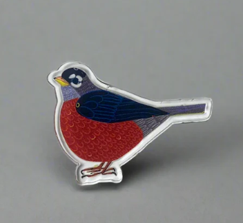Acrylic Pin (Robin)